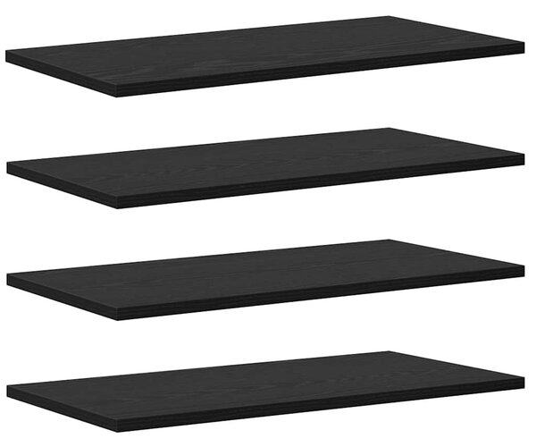 Polcos könyvespolc 3 szintes 4 db 60 x 30 x 1,5 cm Szerelt Fa