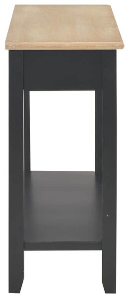 Fekete fa tálalóasztal 110 x 35 x 80 cm