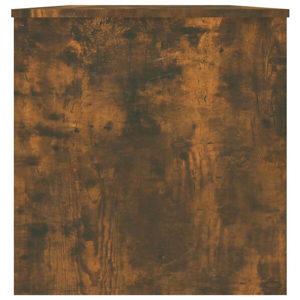 Füstös tölgy színű szerelt fa dohányzóasztal 102 x 50 x 52,5 cm