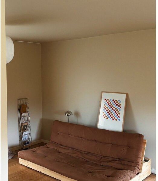 Krémszínű kinyitható kanapé 196 cm Base – Karup Design