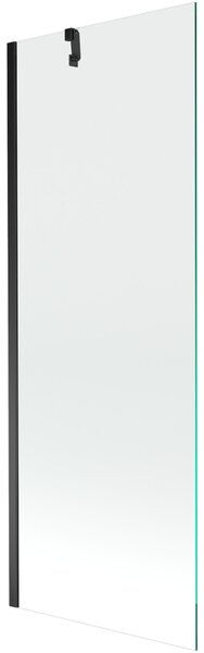 Mexen Next, kádparaván 1 szárny 70 x 150 cm, fix szárny, 6 mm átlátszó üveg, fekete profil, 895-070-000-00-00-70