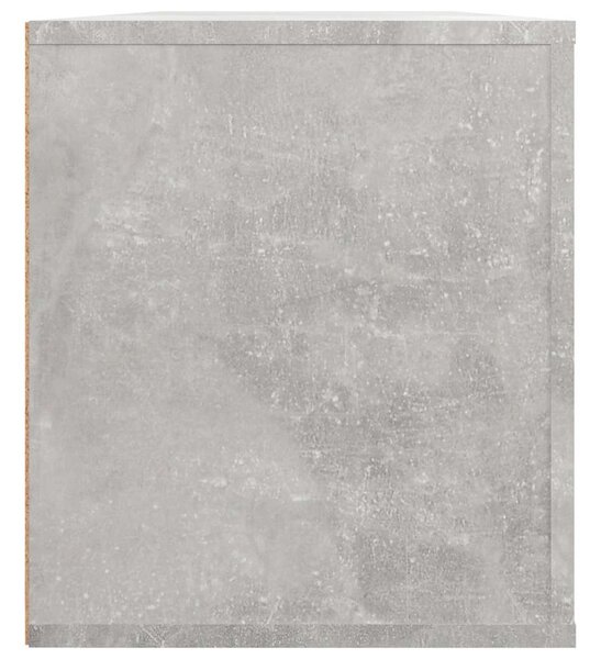 Betonszürke szerelt fa TV-szekrény 100x35x40 cm