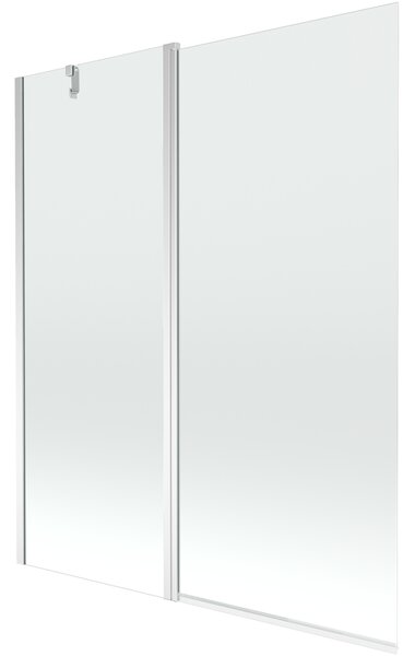 Mexen Flip, kádparaván 1 szárny 140 x 150 cm, forgó szárny, 6 mm átlátszó üveg, króm profil, 894-140-101-01-00