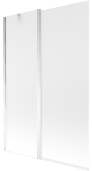 Mexen Flip, kádparaván 1 szárny 120 x 150 cm, forgó szárny, 6 mm-es matt üveg, króm profil, 894-120-101-01-30