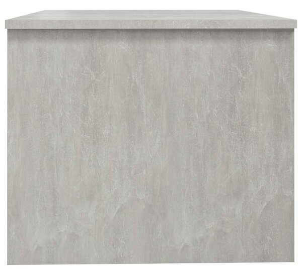 Betonszürke szerelt fa dohányzóasztal 80 x 50 x 42,5 cm