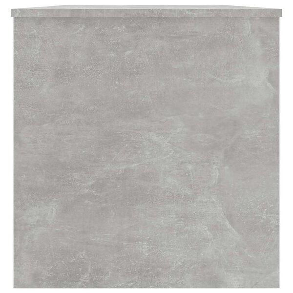 Betonszürke szerelt fa dohányzóasztal 102x50x52,5 cm