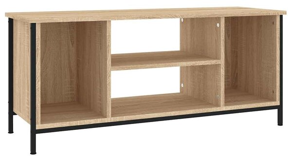 Sonoma tölgyszínű szerelt fa TV-szekrény 102x35x45 cm