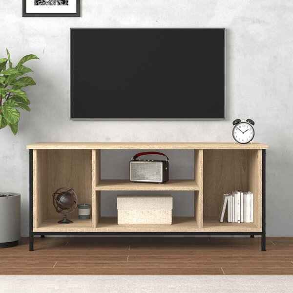 Sonoma tölgyszínű szerelt fa TV-szekrény 102x35x45 cm