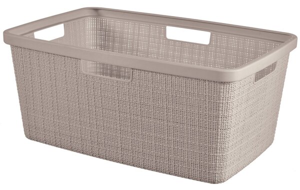 Curver Jute 46 l szennyestartó kosár taupe
