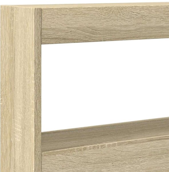 VidaXL sonoma tölgy színű áthidalószekrény LED-ekkel 200 x 17 x 102 cm