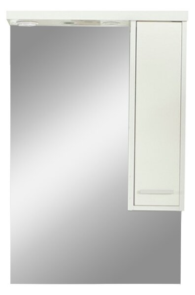 Nerva 65 cm-es tükrös felsőszekrény fehér