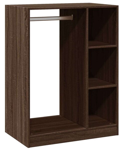 VidaXL szürke sonoma színű szerelt fa ruhásszekrény 77 x 48 x 102 cm