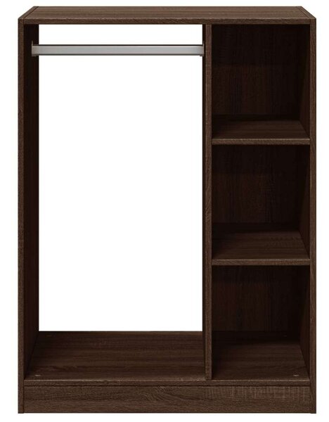 VidaXL szürke sonoma színű szerelt fa ruhásszekrény 77 x 48 x 102 cm