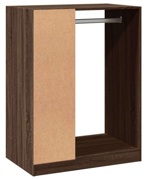 VidaXL szürke sonoma színű szerelt fa ruhásszekrény 77 x 48 x 102 cm