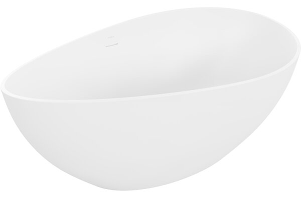 Mexen Parma szabadon álló kád konglomerátumból 160 x 95 cm, fehér matt - 57231609500