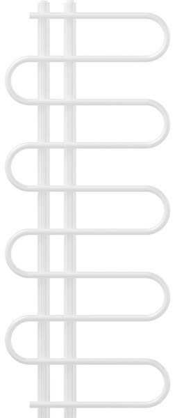 Mexen Kiso fűtőelem 1250 x 500 mm, 256 W, fehér, W114-1250-500-00-20