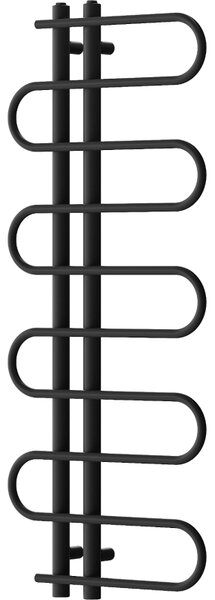 Mexen Kiso fürdőszobai radiátor 1250 x 500 mm, 256 W, fekete - W114-1250-500-00-70