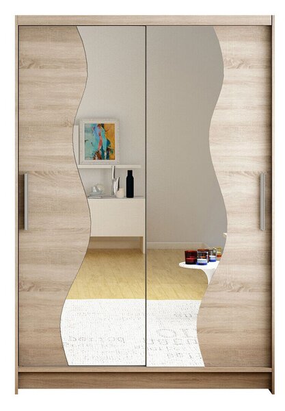 Gardróbszekrény Closico Pacron S, Laminált forgácslap, 200x120x58cm, Triufel
