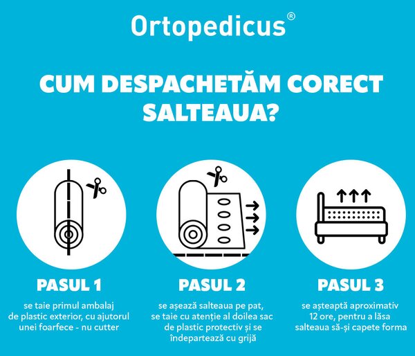 Ortopedicus ®, Ortopéd matrac, Memória HD 15+5, rugók nélkül, ezüstion, Grün Tech®, 140x190