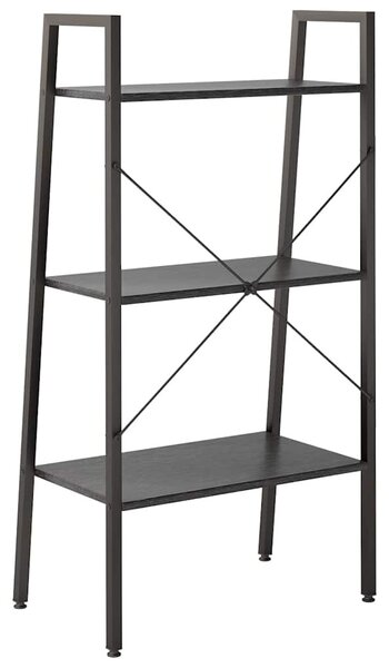 3 szintes fekete állópolc 56 x 35 x 108 cm