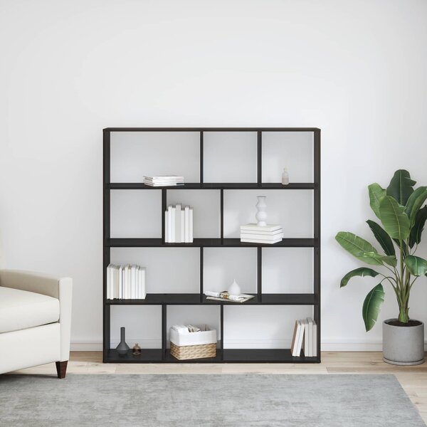 Könyvespolc 12 szintes 132 x 29 x 141,5 cm Szerelt Fa