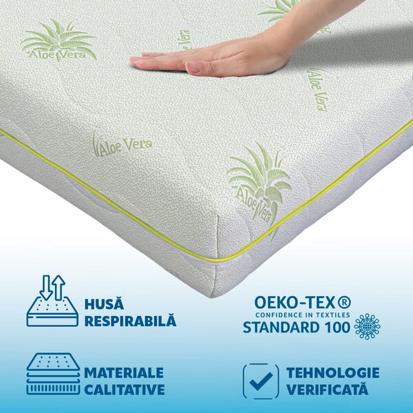 Super Ortopéd ágymatrac Aloe Vera Fit, 12 cm, 110x200
