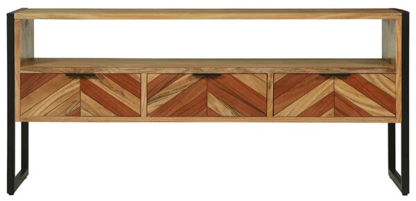 TV szekrény fiókkal Barna 100 x 35 x 50 cm Tömör Akácfa