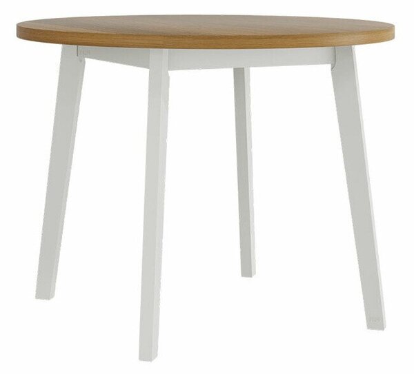 Asztal Victorville 128, 75cm, Fehér, Grandson tölgy, Bükkfa