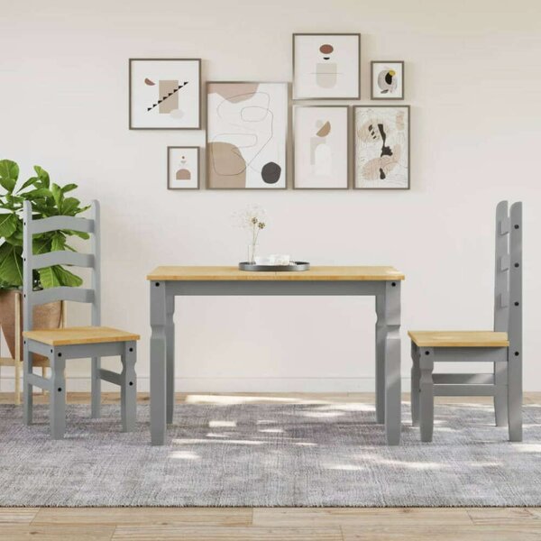 Vidaxl Corona Fenyőfa Étkezőasztal - 112x60x75 cm
