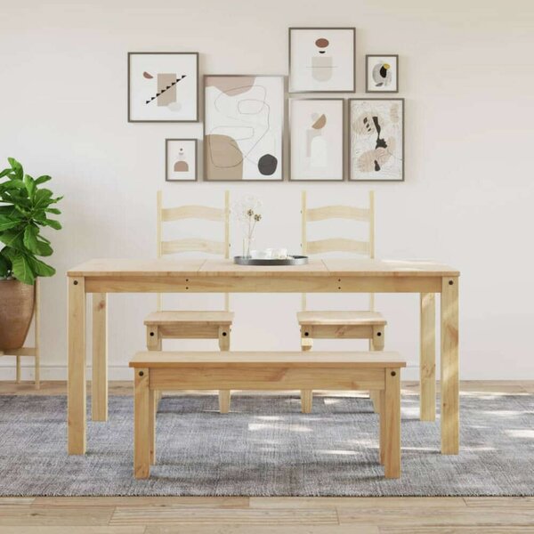 VidaXL Panama Fenyőfa Ebédlőasztal - 160x80x75 cm