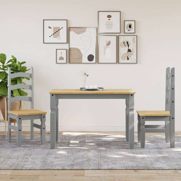 Vidaxl Corona Fenyőfa Étkezőasztal - 112x60x75 cm
