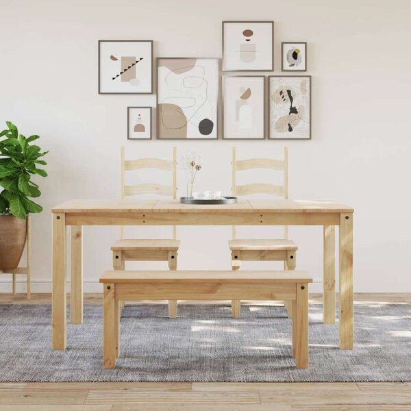 VidaXL Panama Fenyőfa Ebédlőasztal - 160x80x75 cm