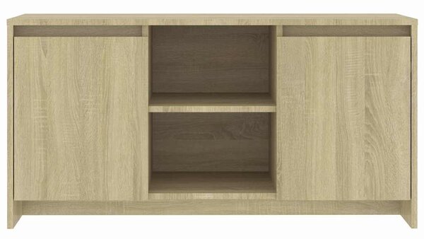 Sonoma tölgy színű szerelt fa TV-szekrény 102 x 36 x 50 cm