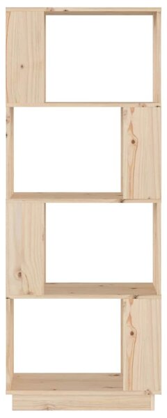 Tömör fenyőfa könyvszekrény/térelválasztó 51 x 25 x 132 cm