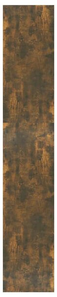 Füstös tölgy színű fa könyvszekrény/térelválasztó 60x30x166 cm