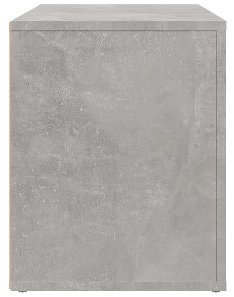 Betonszürke szerelt fa éjjeliszekrény 60 x 36 x 45 cm