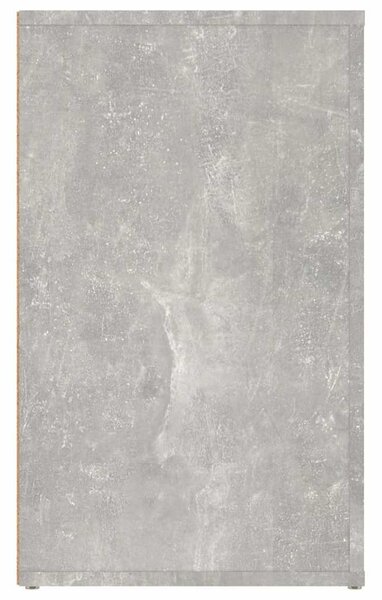 Betonszürke szerelt fa éjjeliszekrény 50 x 36 x 60 cm