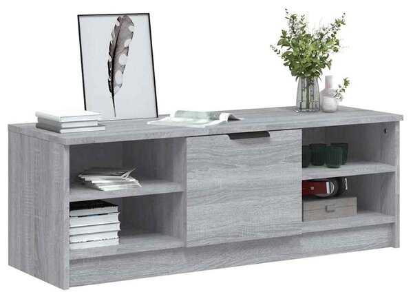 Szürke sonoma színű szerelt fa TV-szekrény 102 x 35,5 x 36,5 cm