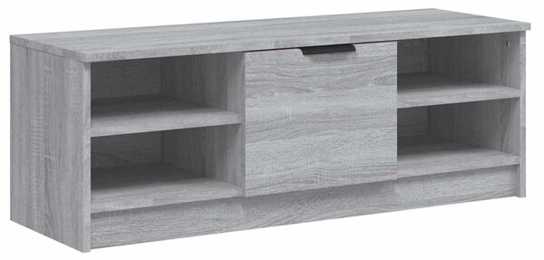 Szürke sonoma színű szerelt fa TV-szekrény 102 x 35,5 x 36,5 cm