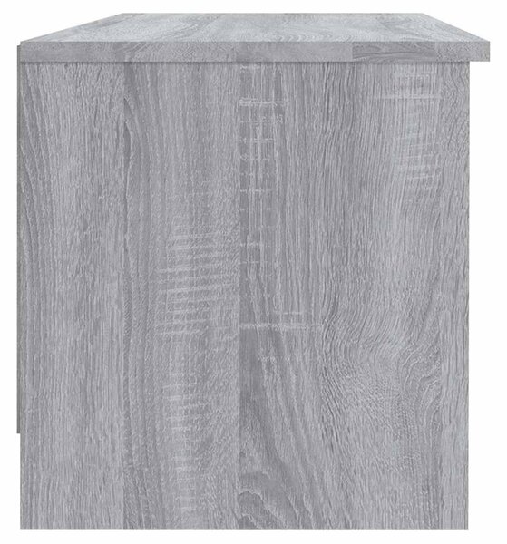 Szürke sonoma színű szerelt fa TV-szekrény 102 x 35,5 x 36,5 cm