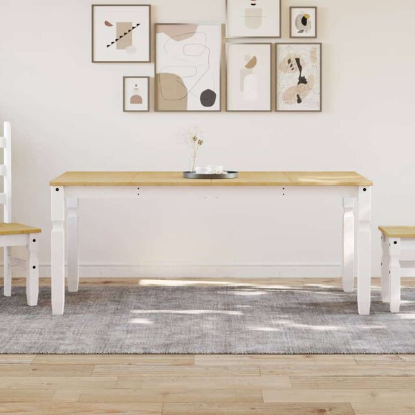 Vidaxl Corona Étkezőasztal - Fehér - 180x90 cm