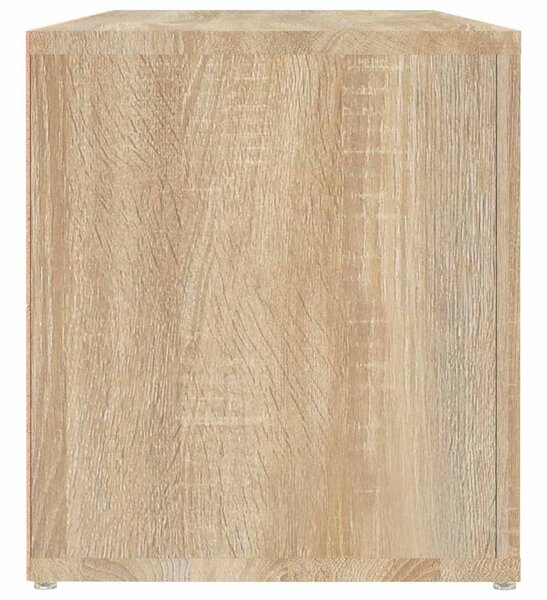 Sonoma tölgyszínű szerelt fa TV-szekrény 100x31,5x35 cm