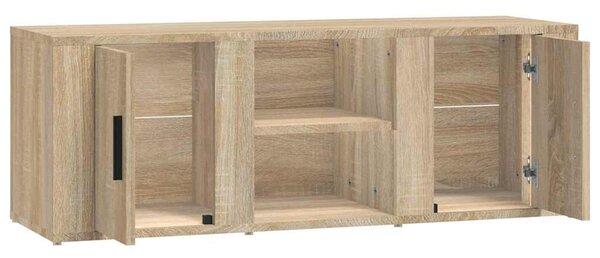 Sonoma tölgyszínű szerelt fa TV-szekrény 100x31,5x35 cm