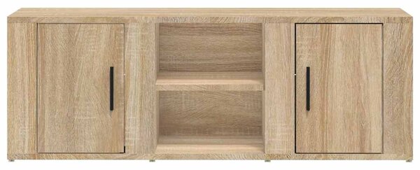 Sonoma tölgyszínű szerelt fa TV-szekrény 100x31,5x35 cm