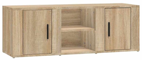 Sonoma tölgyszínű szerelt fa TV-szekrény 100x31,5x35 cm