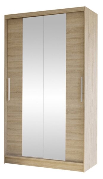 Gardróbszekrény Closico Structor II, Laminált forgácslap, 200x100x58cm, Sonoma tölgy