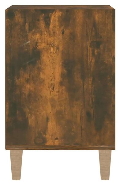 Füstös tölgy színű szerelt fa TV-szekrény 100x35x55 cm