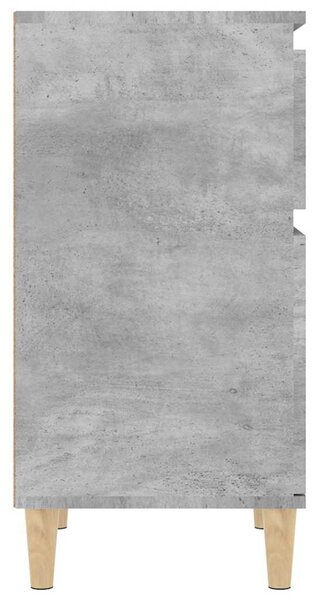 2 db betonszürke éjjeliszekrény 40 x 35 x 70 cm