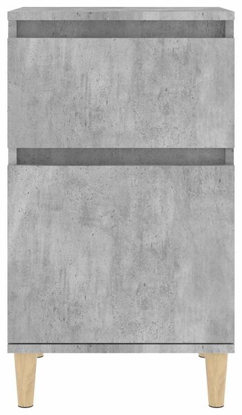 2 db betonszürke éjjeliszekrény 40 x 35 x 70 cm