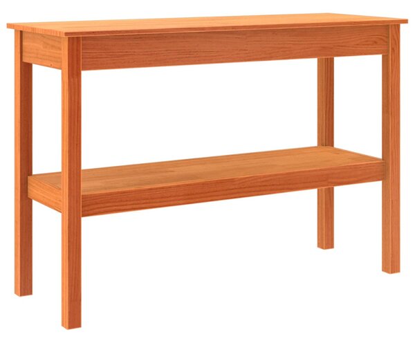 Konzolasztal Viaszbarna 110 x 40 x 75 cm Tömör fenyő